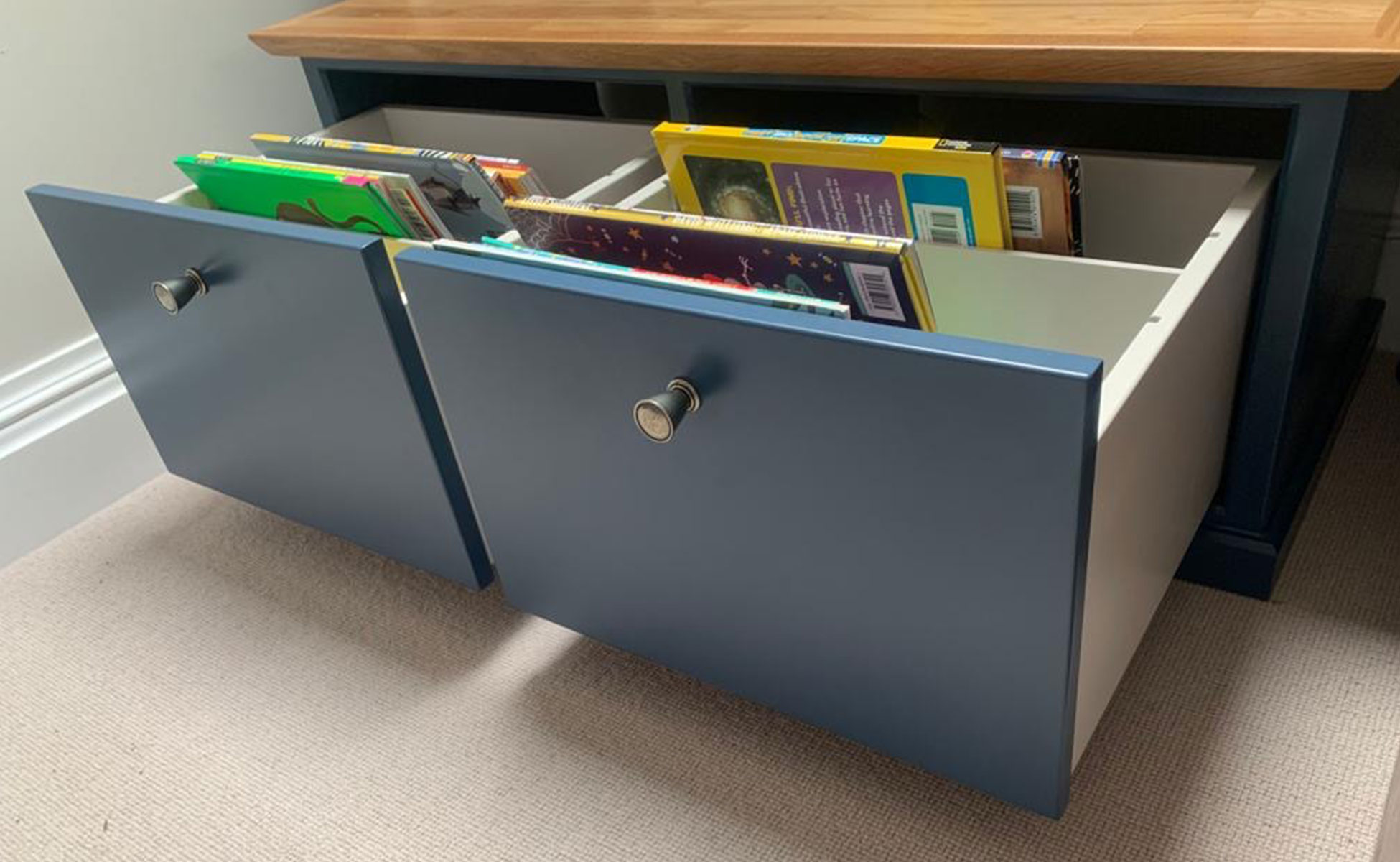 Children’s bespoke bookcase by Rao Furniture