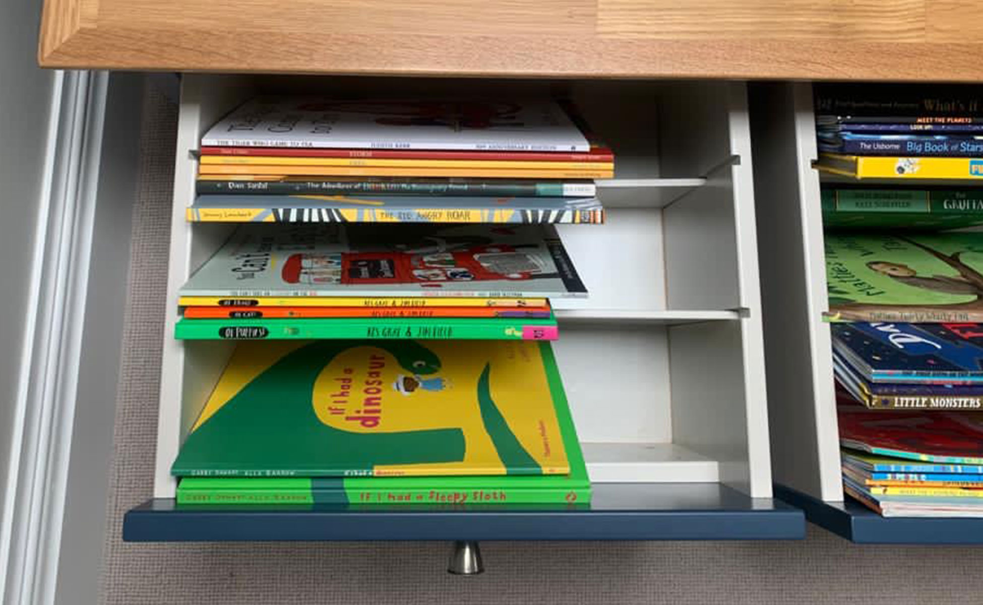Children’s bespoke bookcase by Rao Furniture