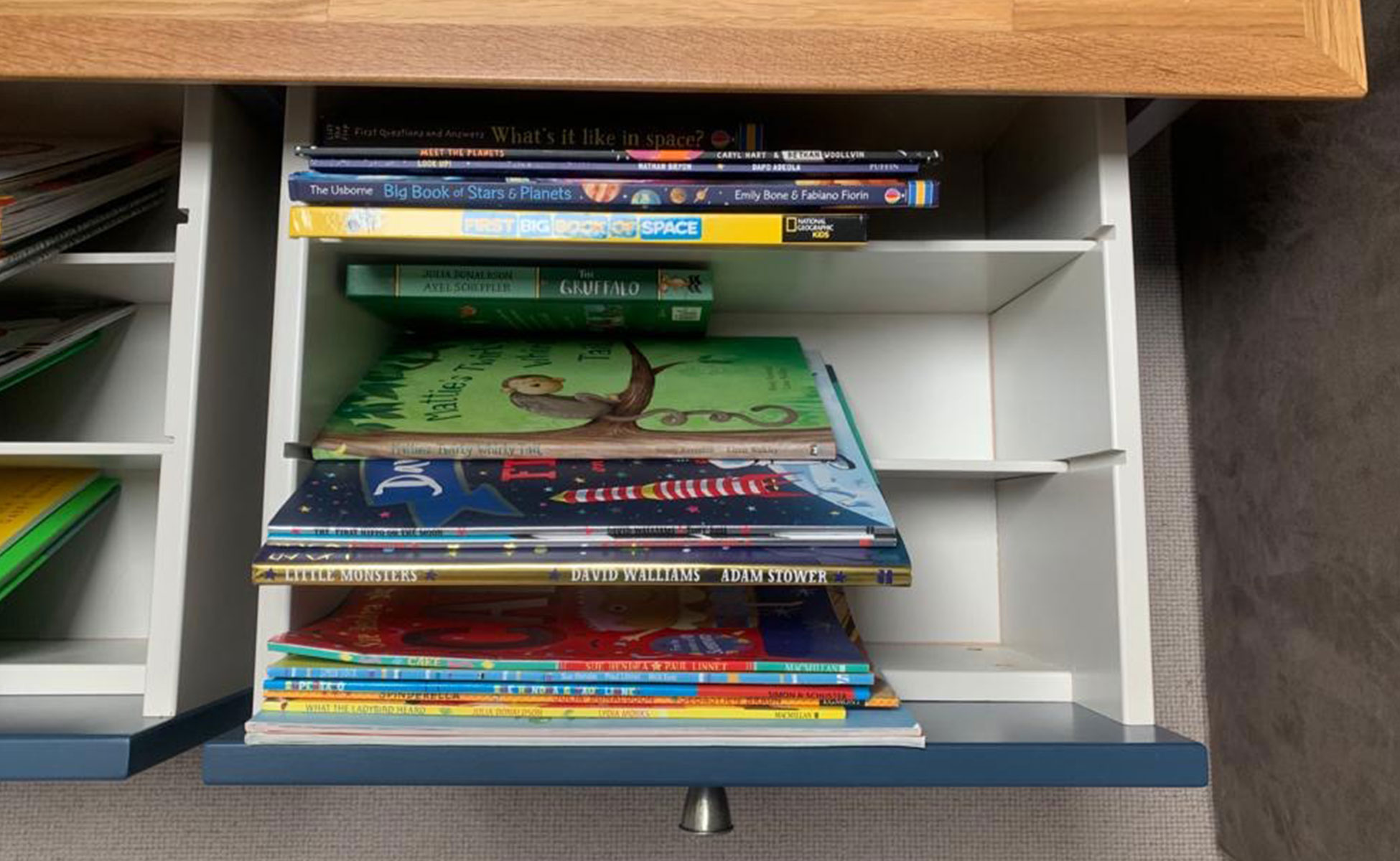 Children’s bespoke bookcase by Rao Furniture