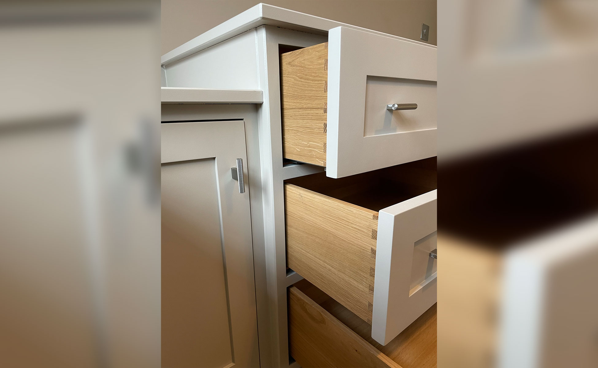 handmade bespoke bedroom and dressing room by Rao Furniture