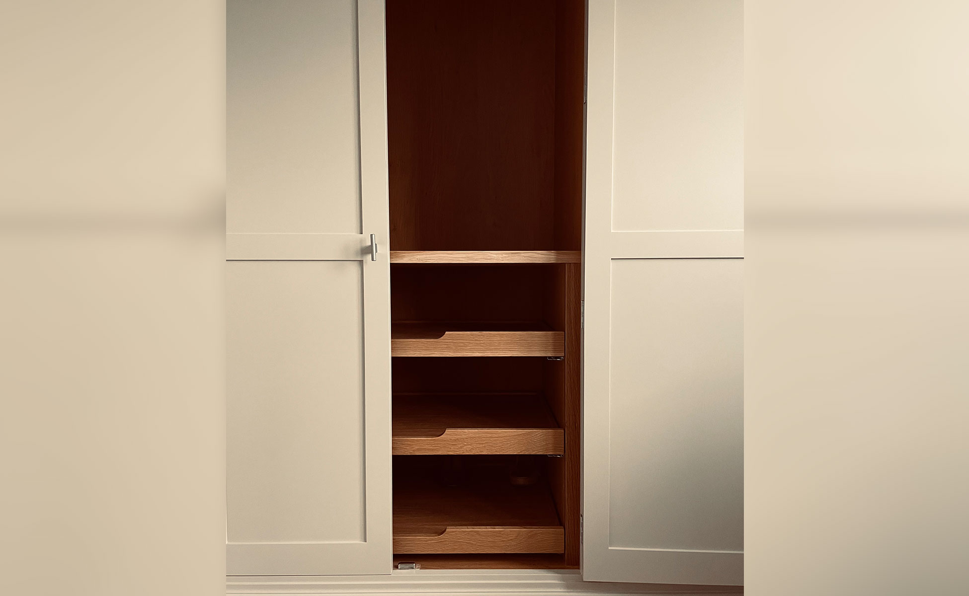 handmade bespoke bedroom and dressing room by Rao Furniture