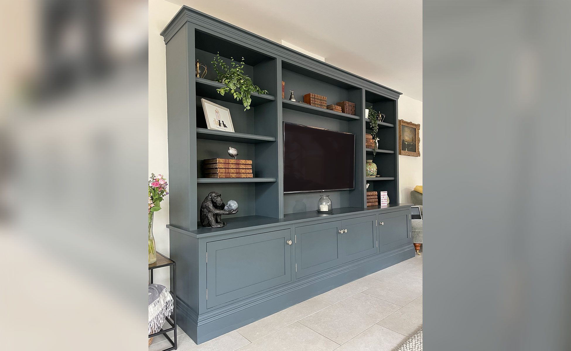 Bespoke TV media display unit by Rao Furniture