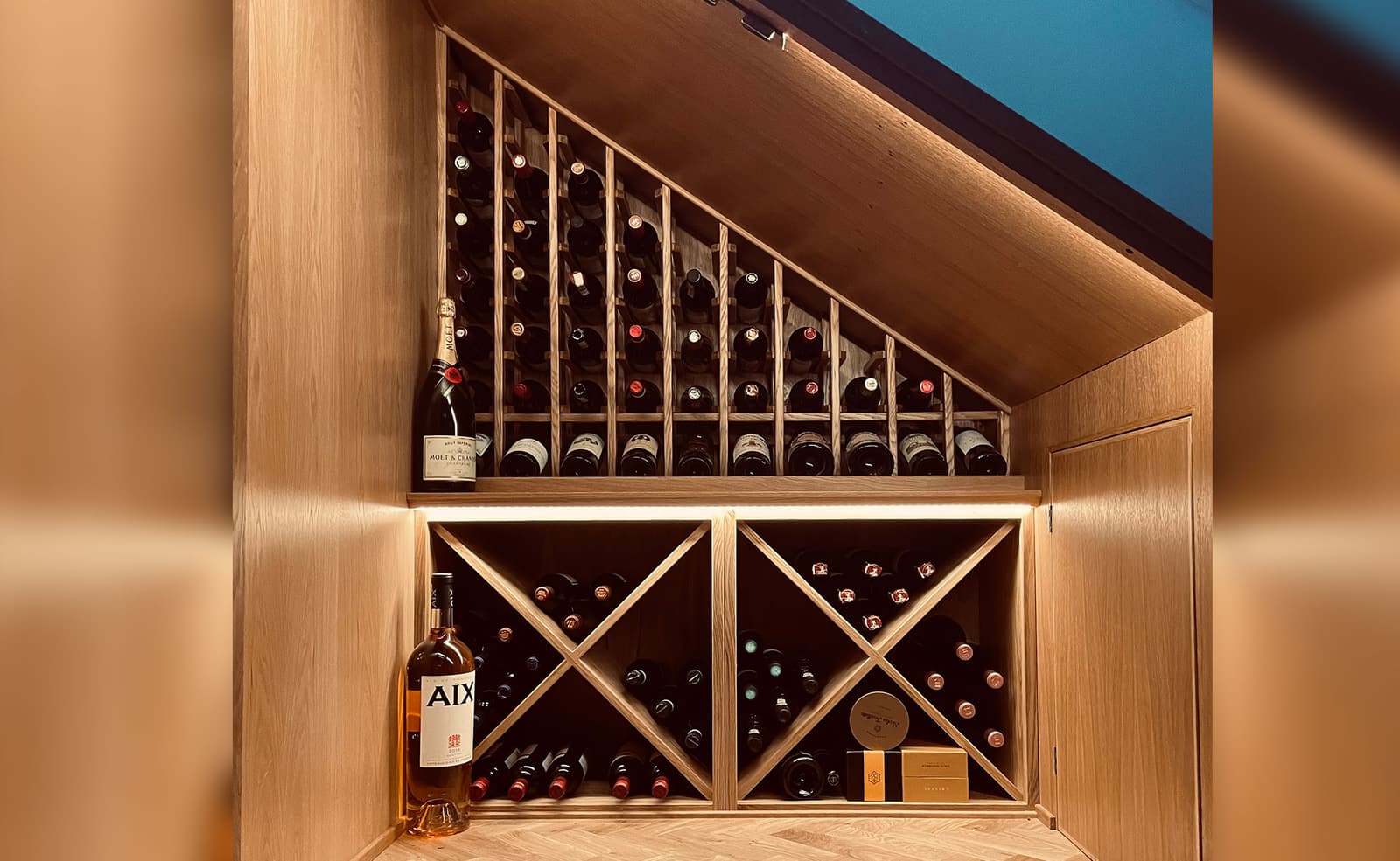 handmade bespoke wine store by Rao Furniture