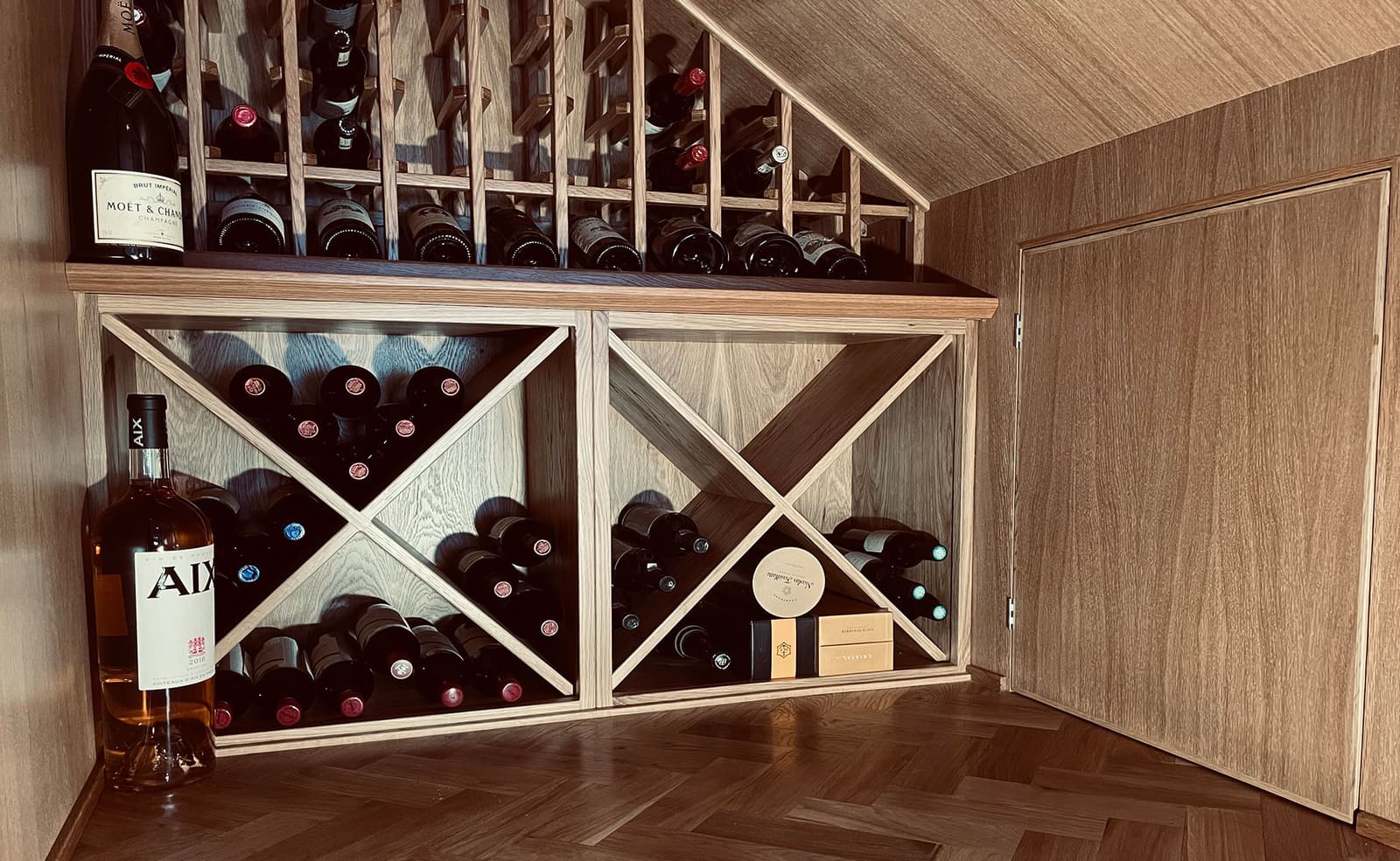 handmade bespoke wine store by Rao Furniture